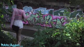 Public Agent – Colombian sex worker in Europe with tight body and tattoos agrees to sex outdoors