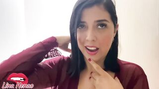 LINA HENAO ENGAÑA AL REPARTIDOR PARA HACERLE GARGANTA PROFUNDA Y FOLLAR CON ÉL