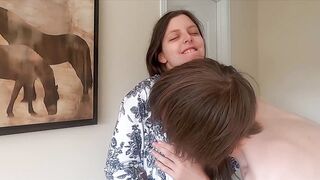 Petite Girlfriend is always horny when she gets out of the shower…